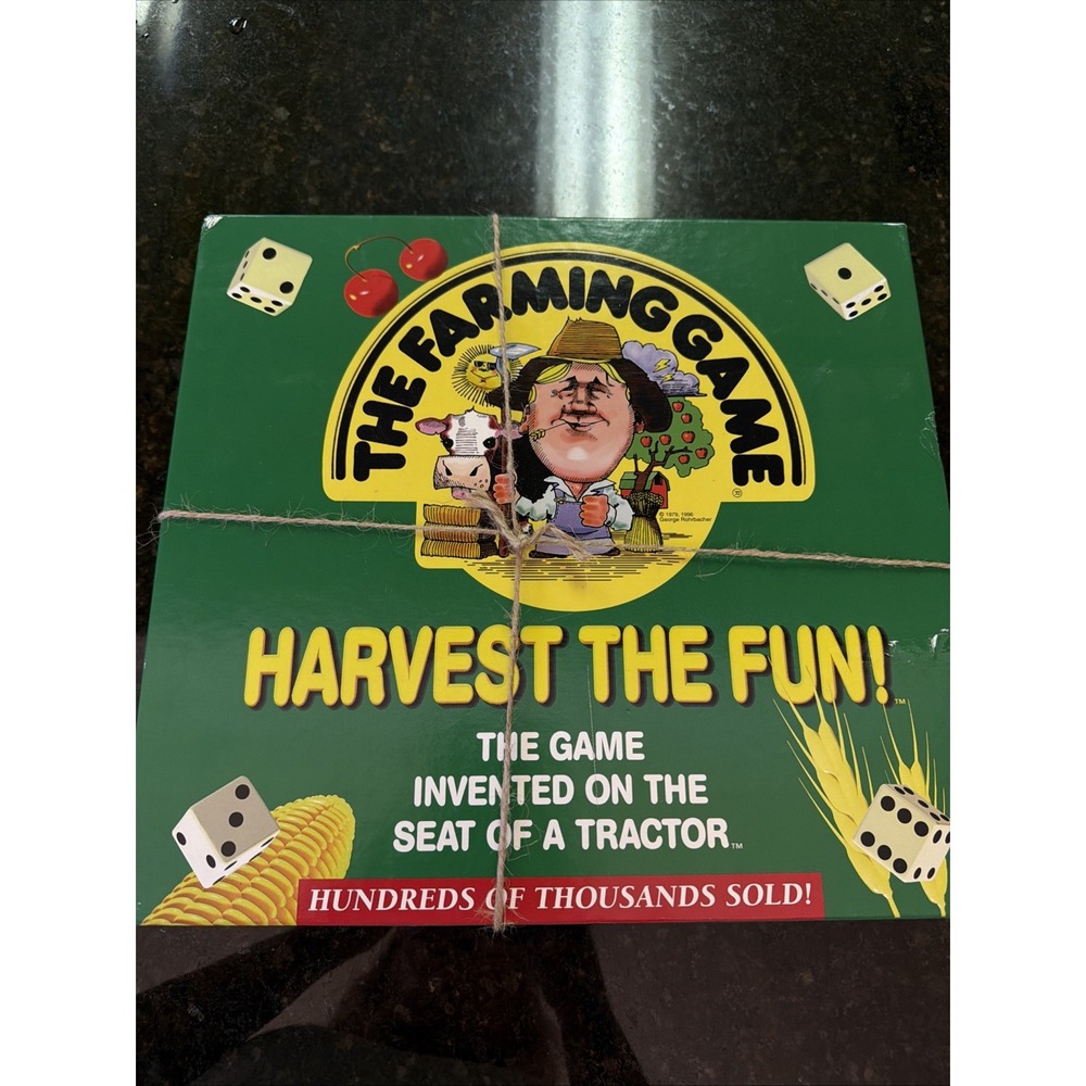 The Farming Game Strategy Board Game Complete 1996 Harvest The Fun